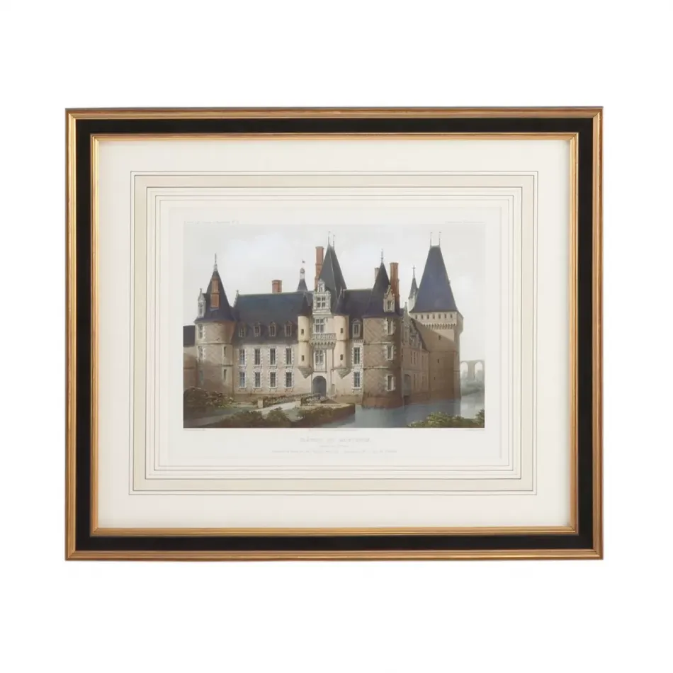 Chateau De Mainlenon Lithograph Print