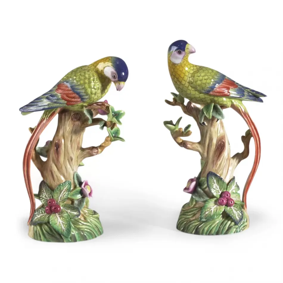 Parrot/Fruit Tree, Pair