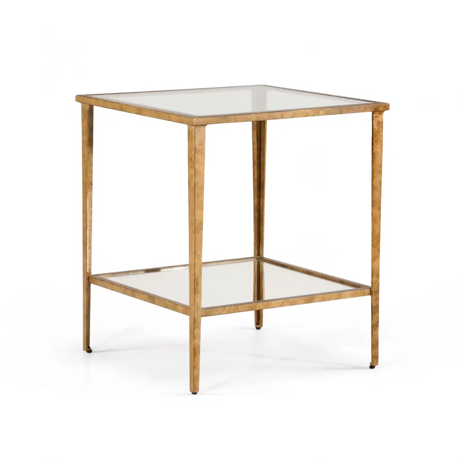 Carson End Table Gold