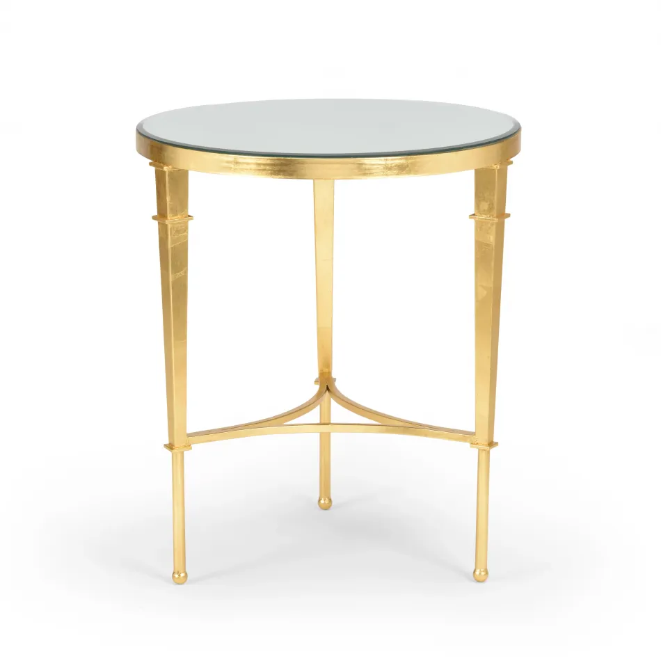 Round Regent Table Gold