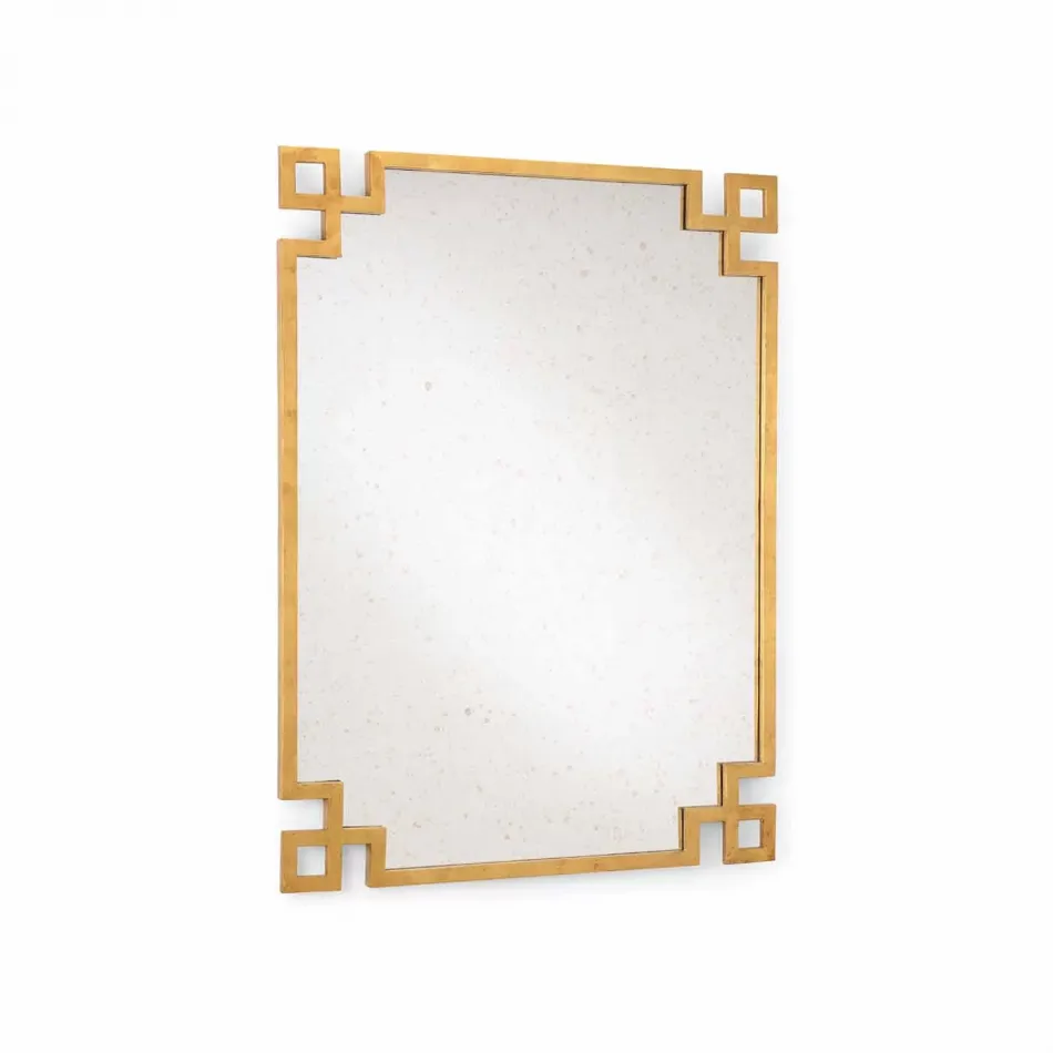 Parquetry Mirror Gold
