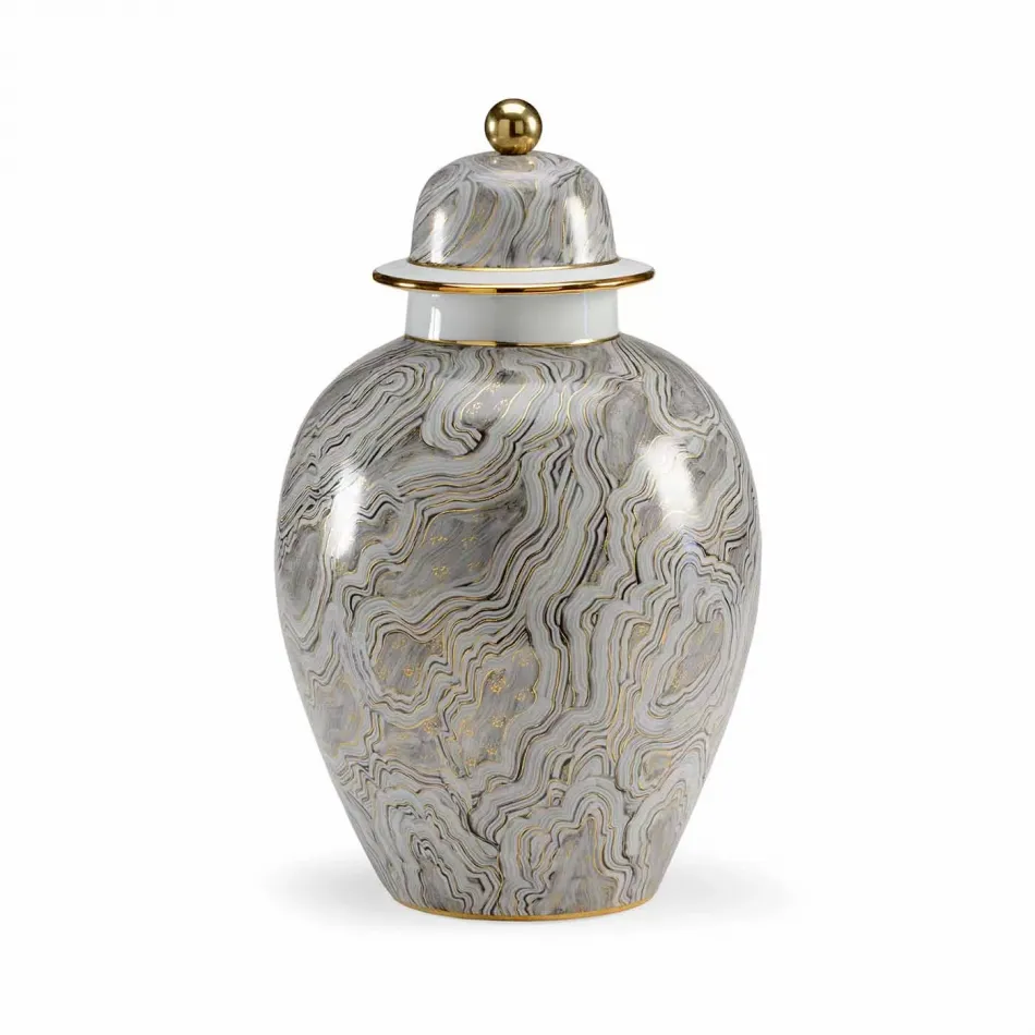 Marbled Gray Urn