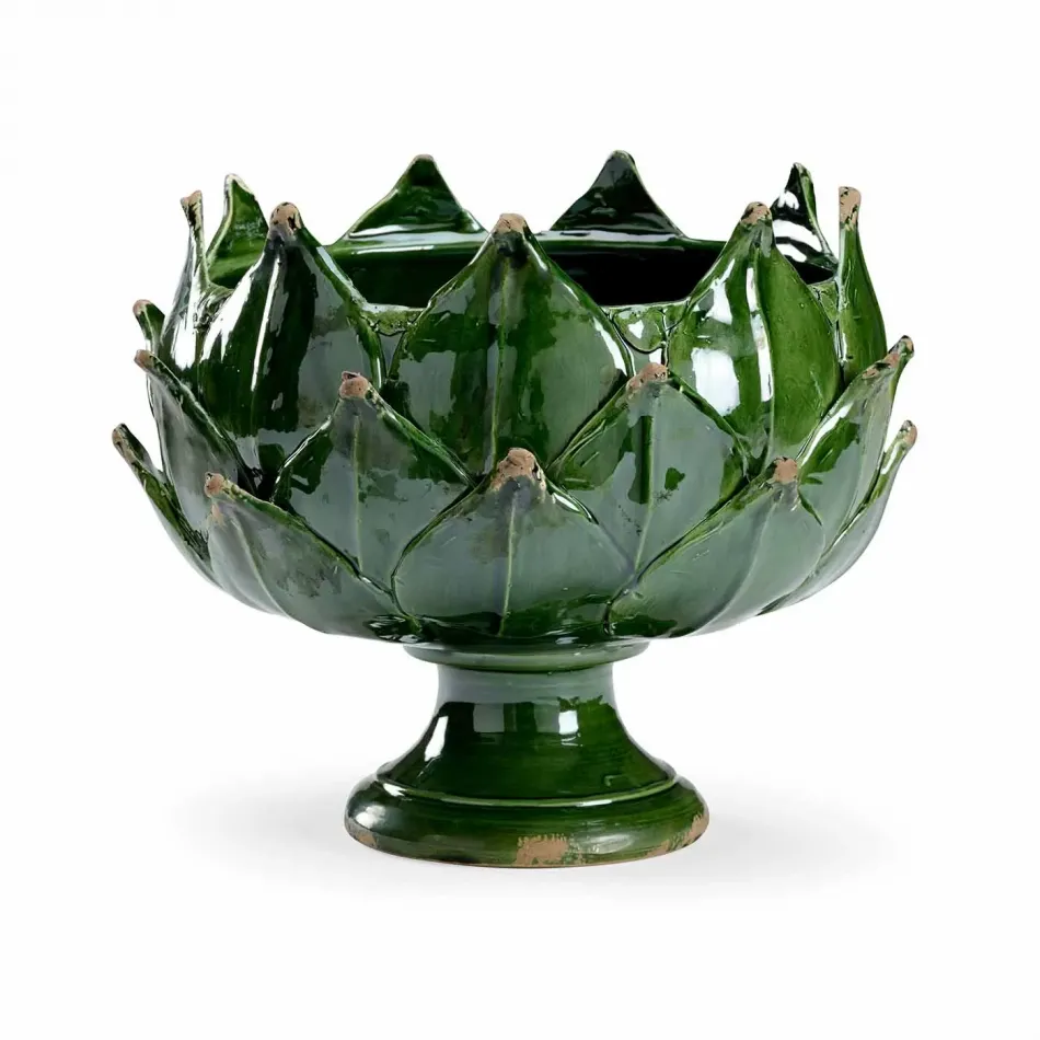 Green Leaf Vase