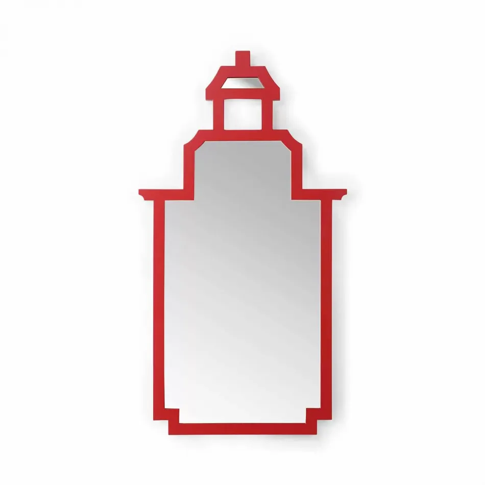 Pagoda Mirror Red