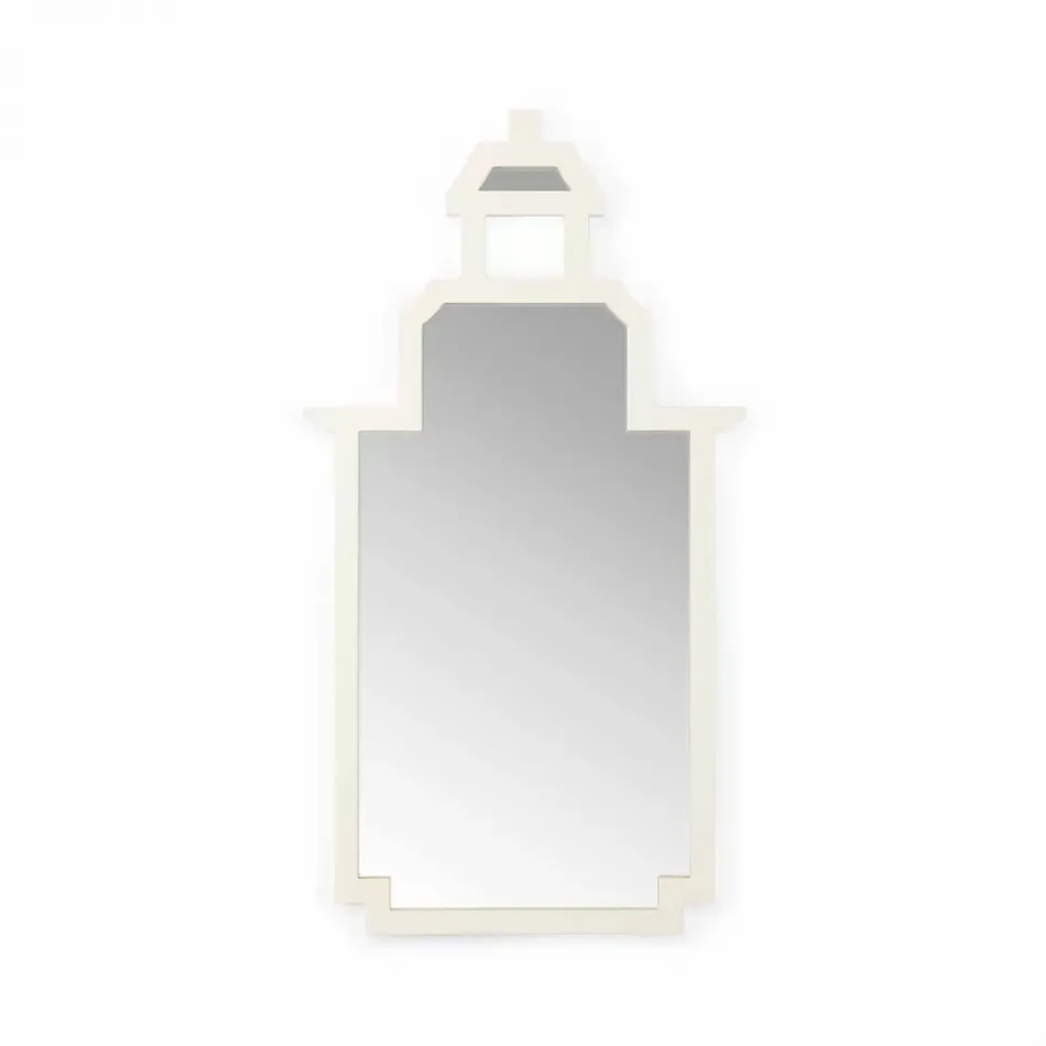 Pagoda Mirror White