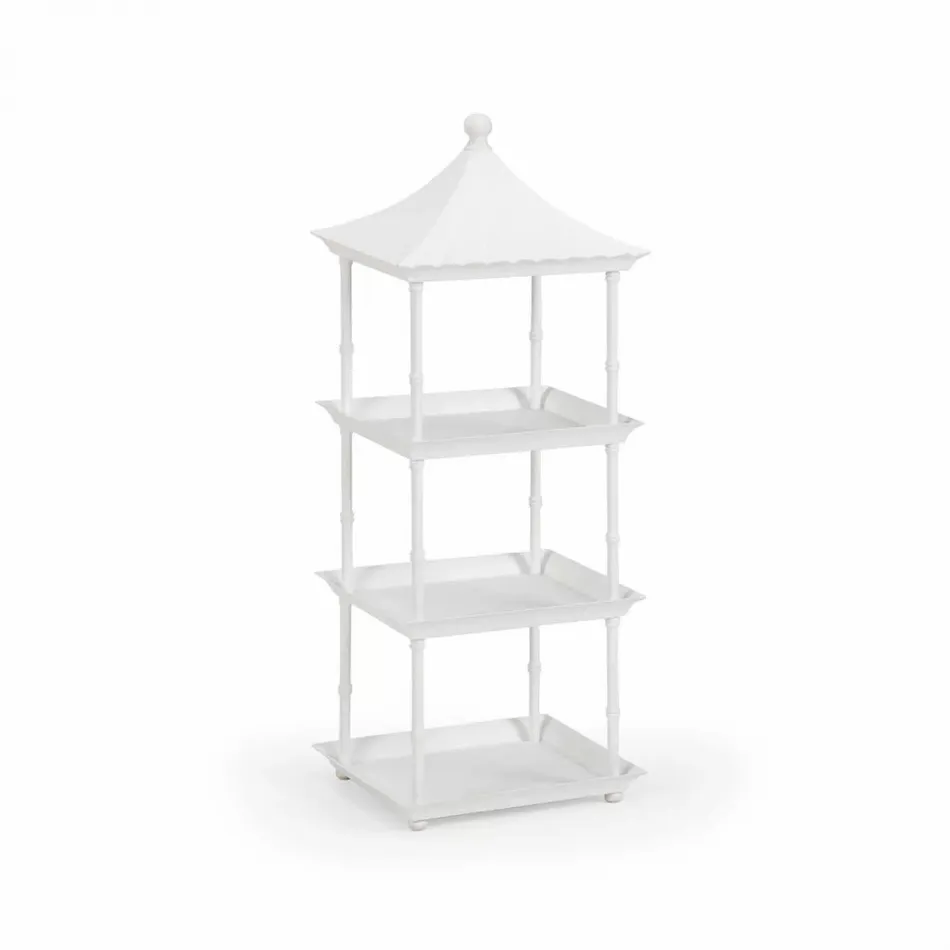 Pagoda Shelf White