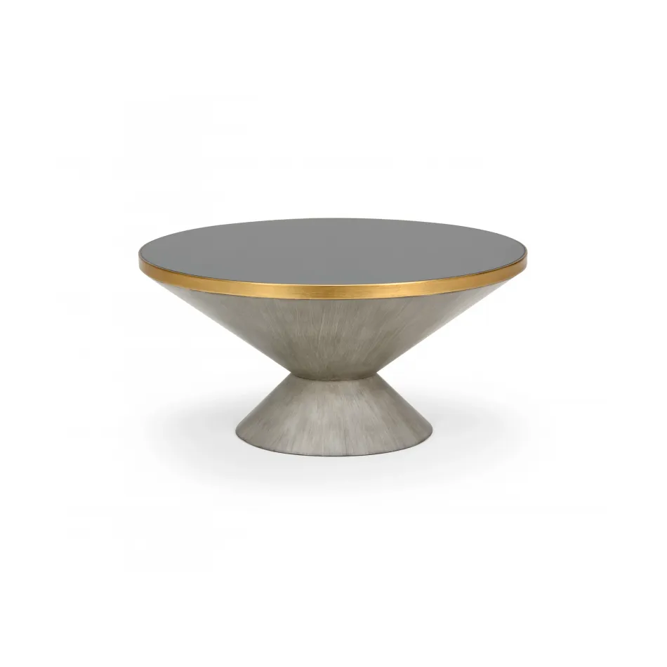 NY Round Cocktail Table Gray