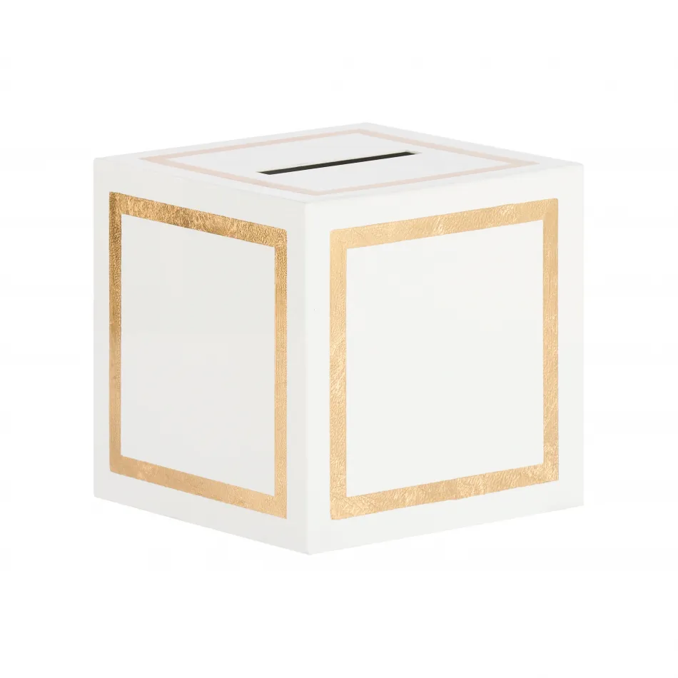 Ibiza Tissue Box Gold