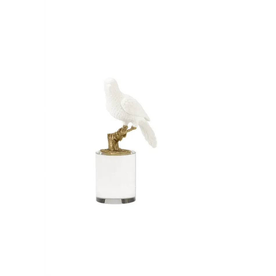 Parrot On Crystal Round Small
