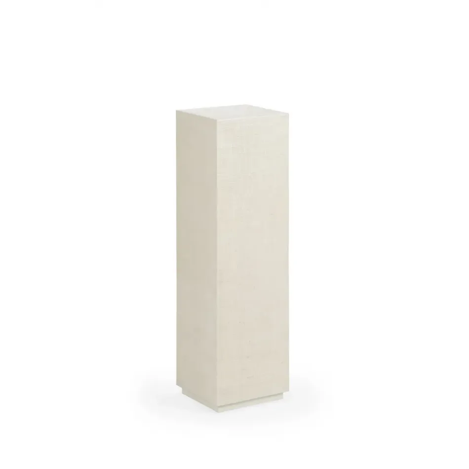 Raffia Pedestal White Small