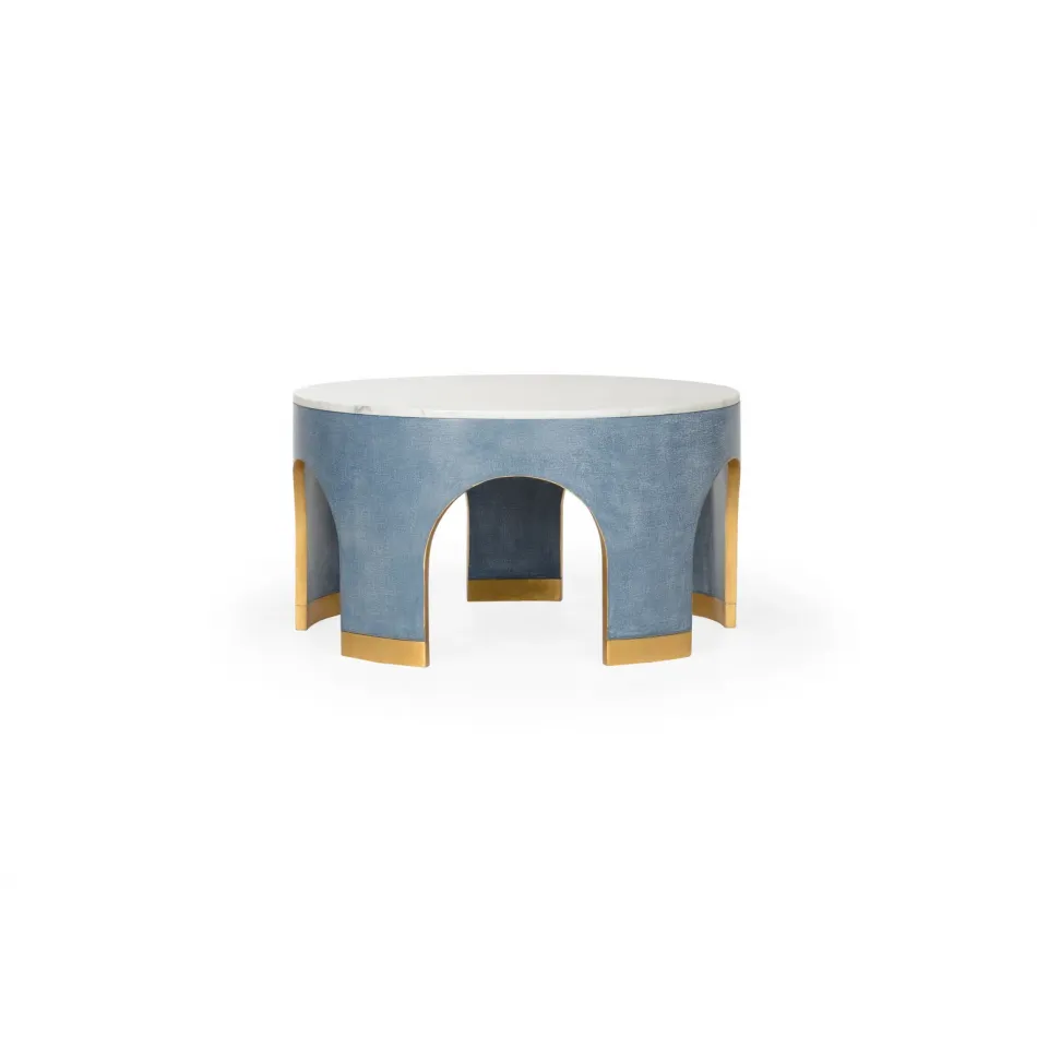 Aqueduct Cocktail Table Blue