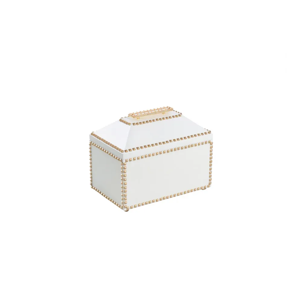 Chic Studded Box White