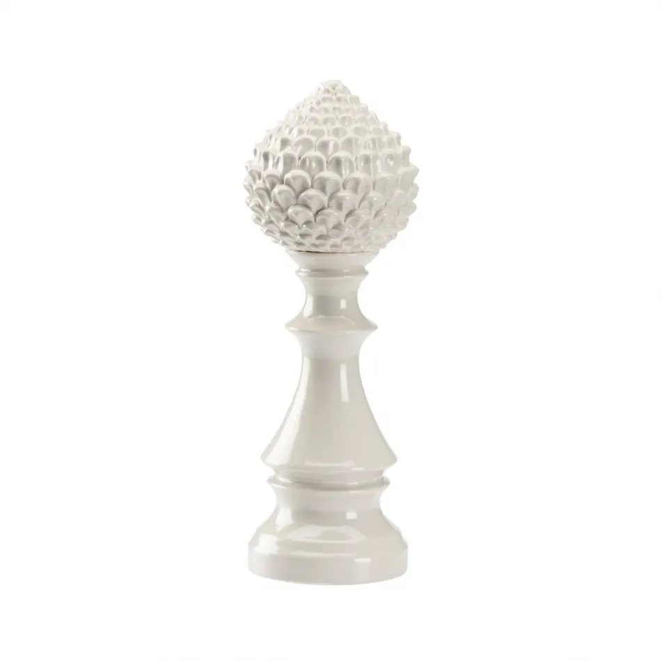 Artichoke Finial Gray Large