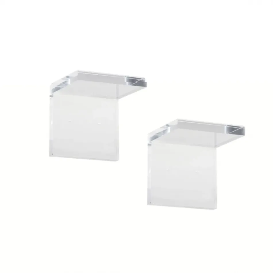 Regency Acrylic Bracket Pair