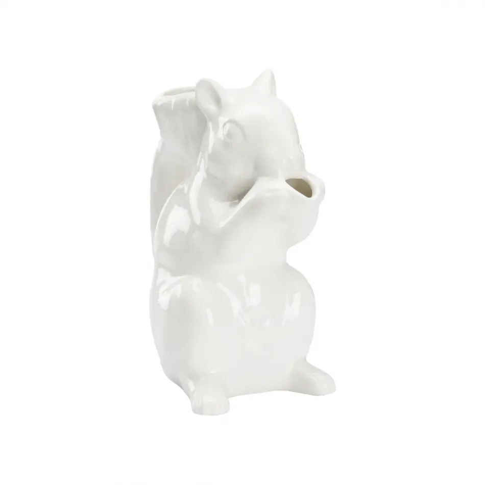 Squirrel Pitcher White
