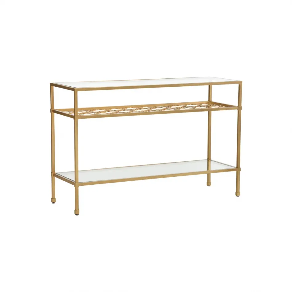 Pacific Coast Console Table Gold