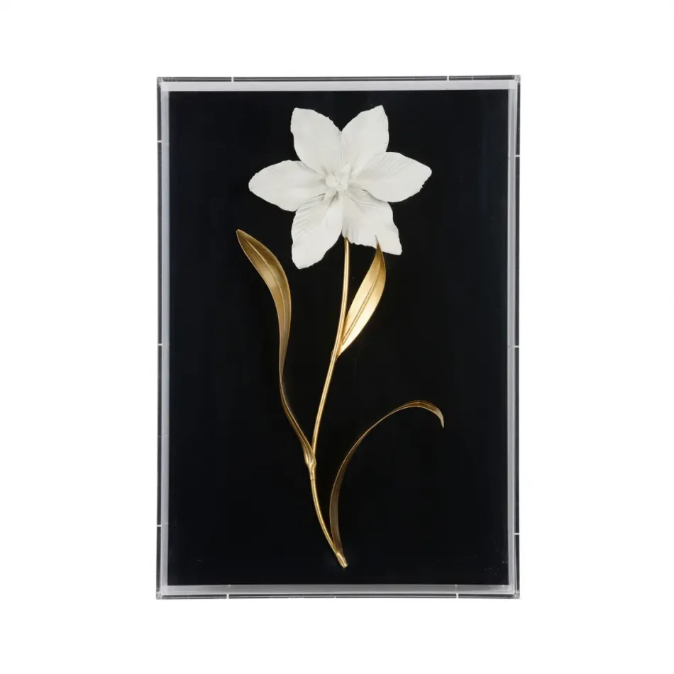 Porcelain Flower Black A
