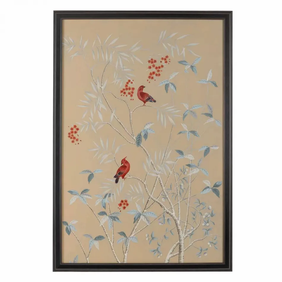 Buckhead Panel Red Cockatoo