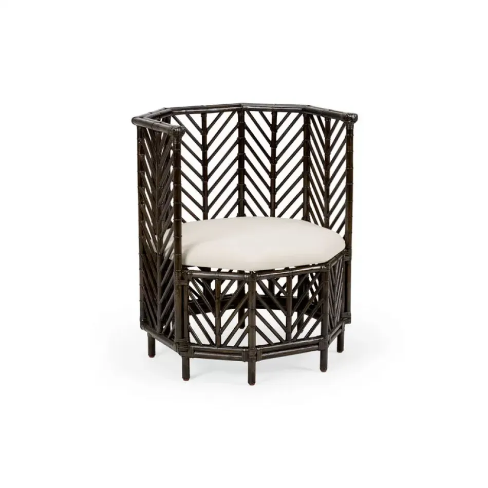 Angelica Black Wash Chair