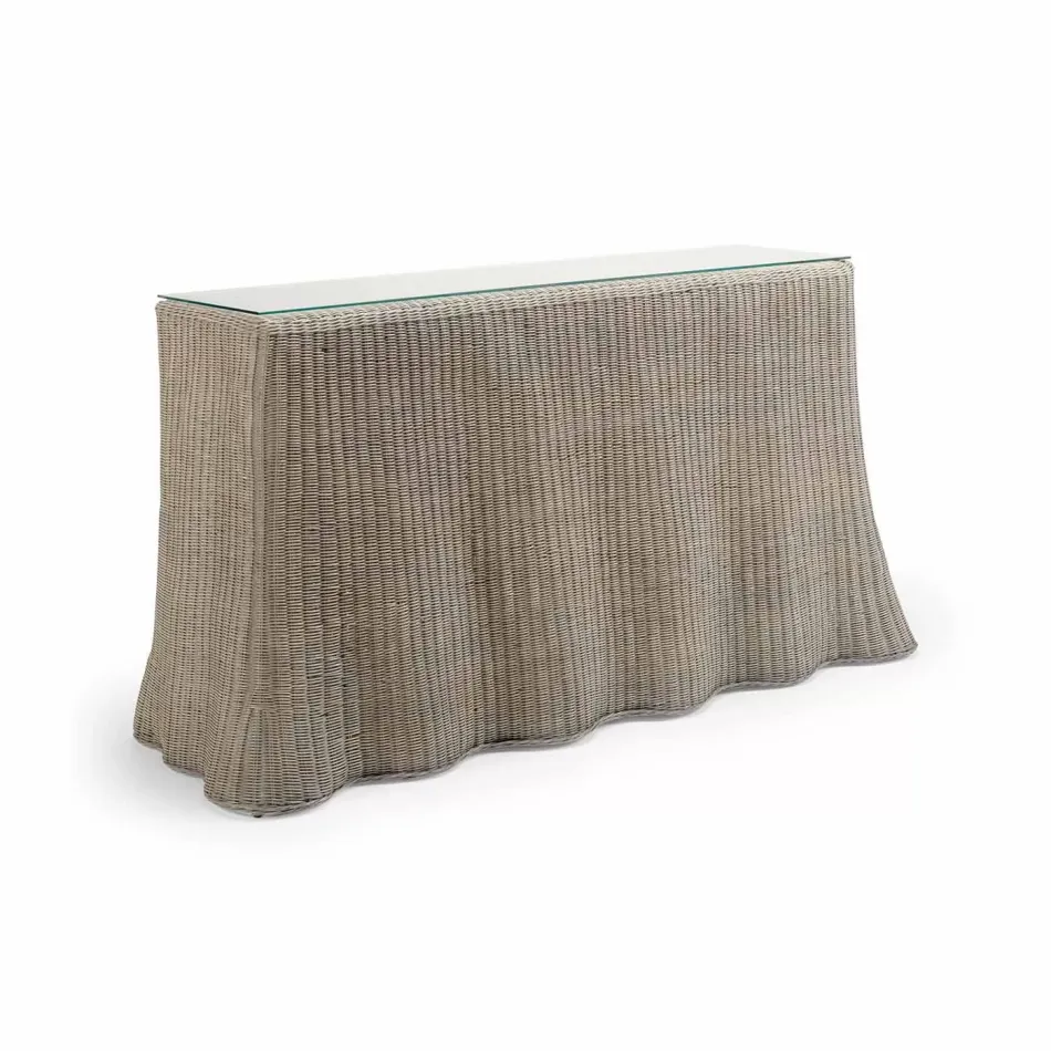 Savannah Console Gray Wash
