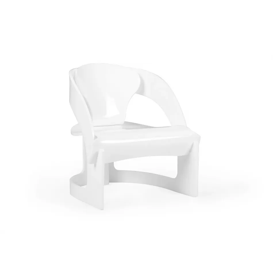 Beverly Grove Acrylic Chair - White
