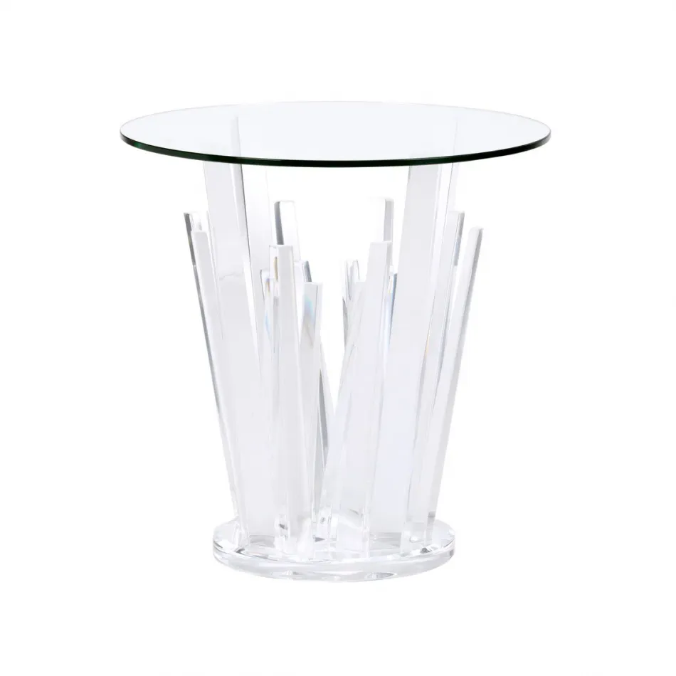 Geode End Table Clear