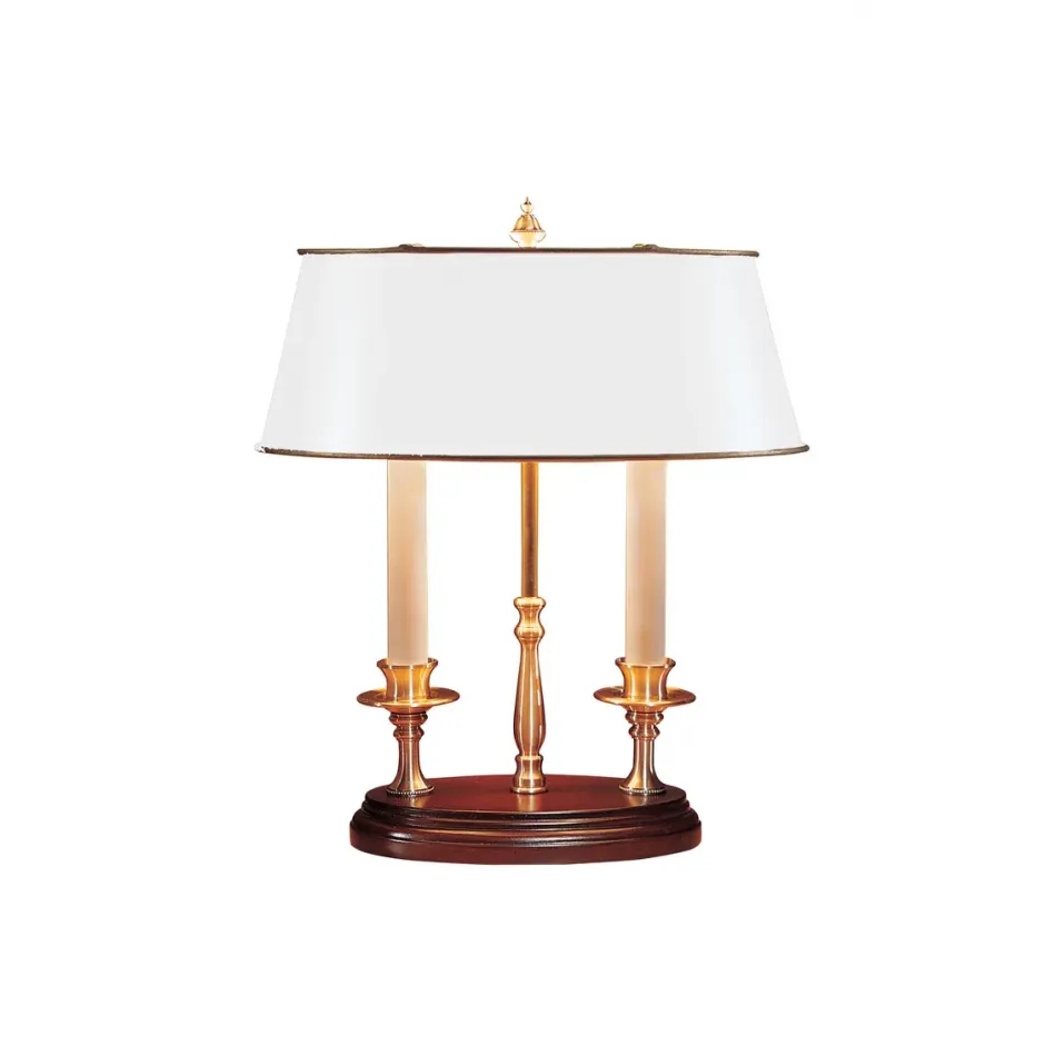 Twin Candle Desk Lamp