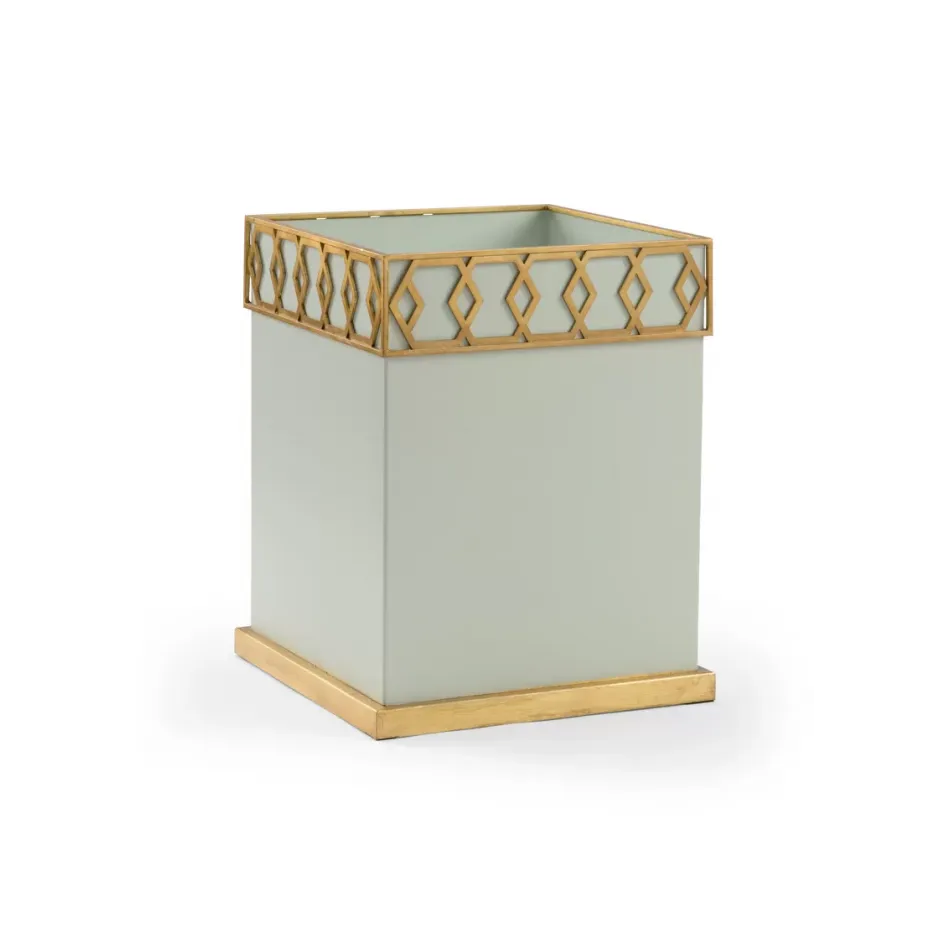 Perkins Pail Wastebasket Pistachio