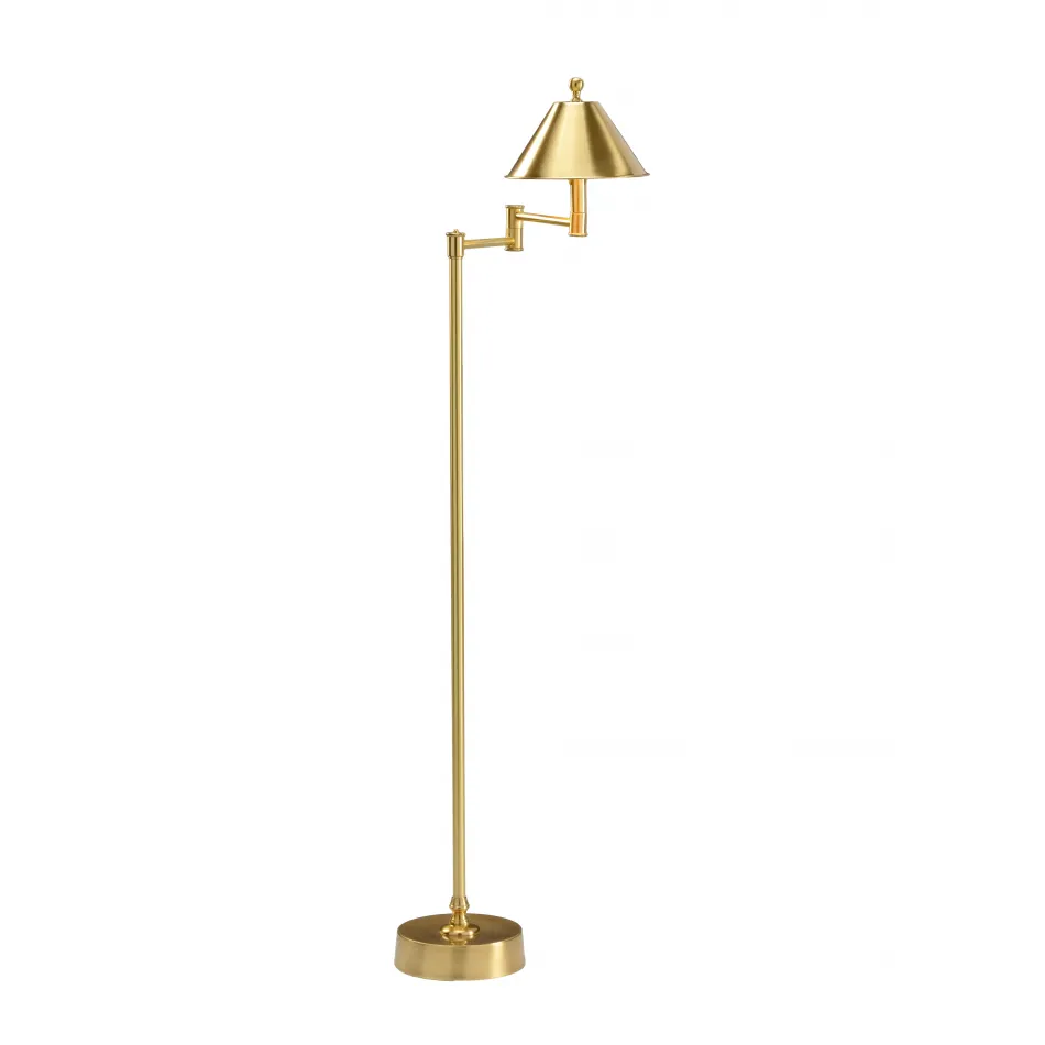 Ashbourne Gold Floor Lamp