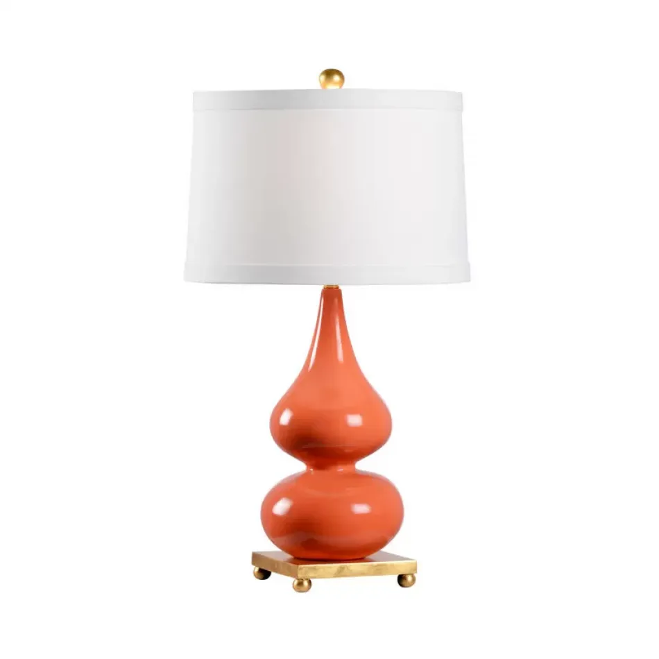 Whitney Lamp Dark Autumn Orange