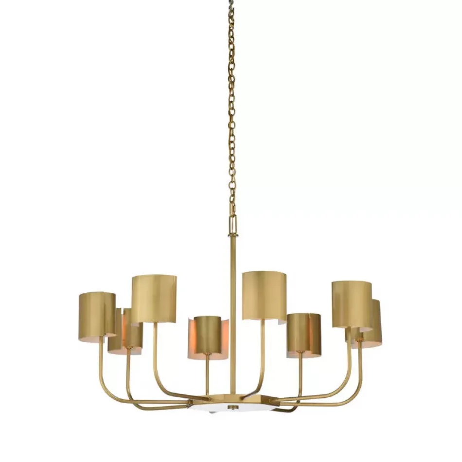 Castle Yard Chandelier Brass