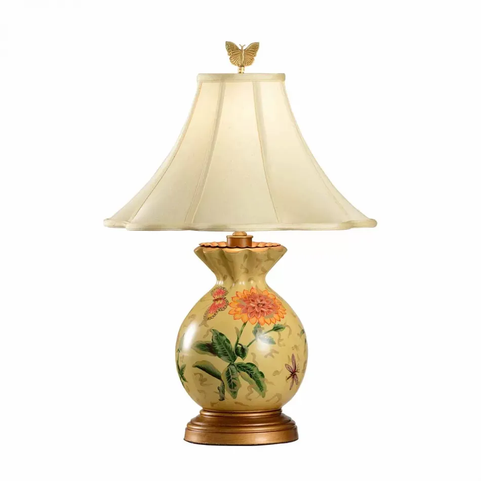 Gathered Vase Lamp