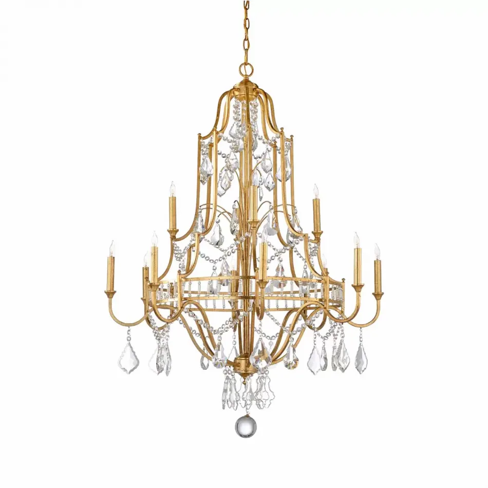 Buckhead Chandelier Gold