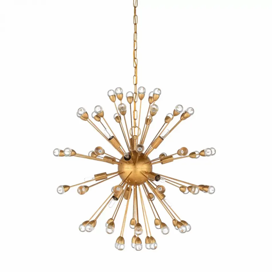 Saturn Chandelier Gold