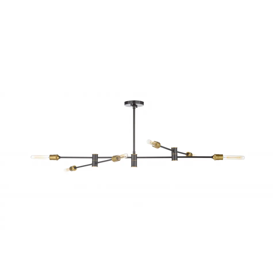 Pluton Chandelier Gunmetal