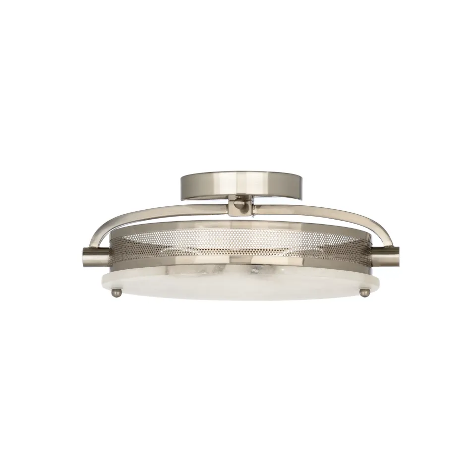 Moon Flush Mount Nickel