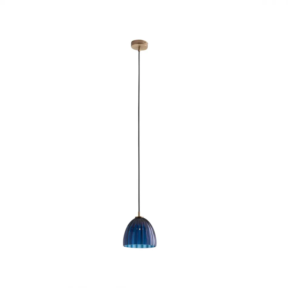 Caterina Blue Avio Single Pendant