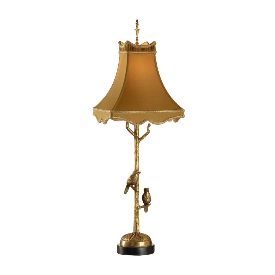 Twin Sparrows Lamp