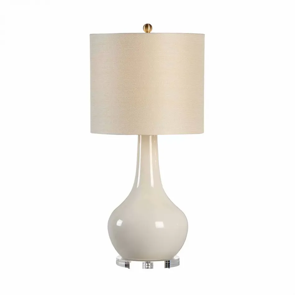 Charles Vase Lamp Cream