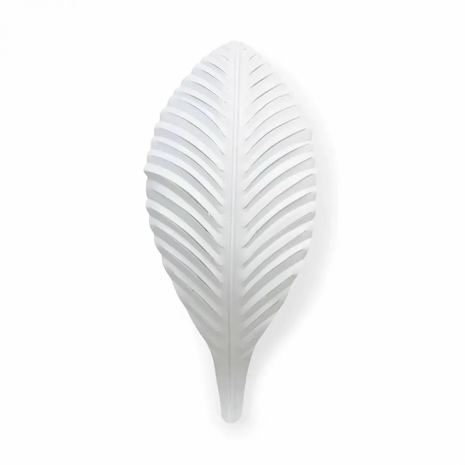 Palm Sconce White