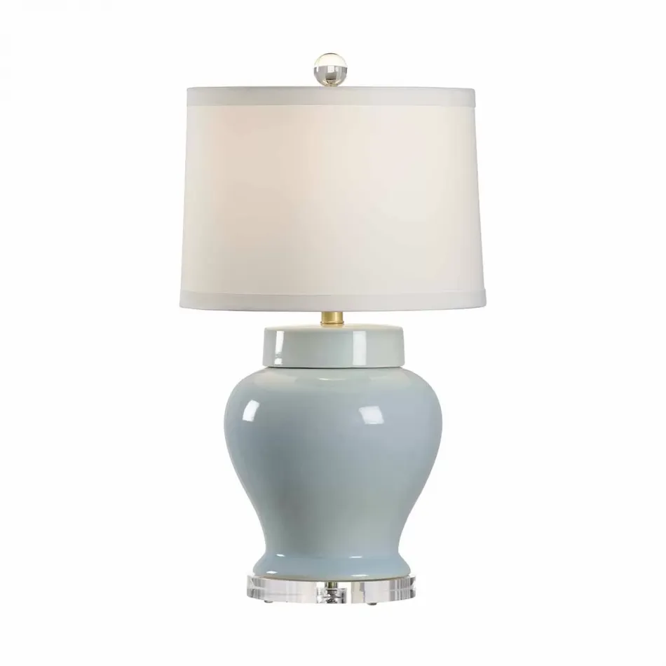 Lumberton Vase Lamp Blue