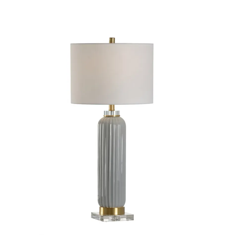 Samuel Ceramic Lamp Gray