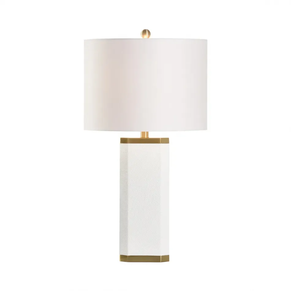 Block Lamp White
