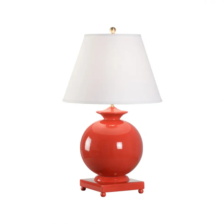 Opus Red Ceramic Lamp