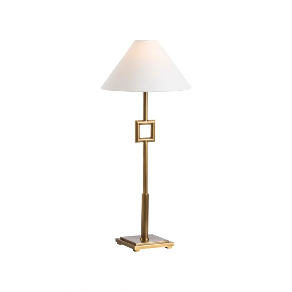 Overhill Aged Brass Table Lamp