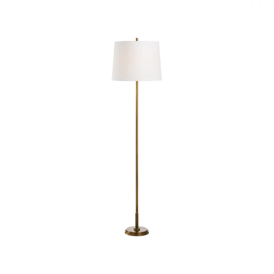 Underwood Aged Brass Floor Lamp