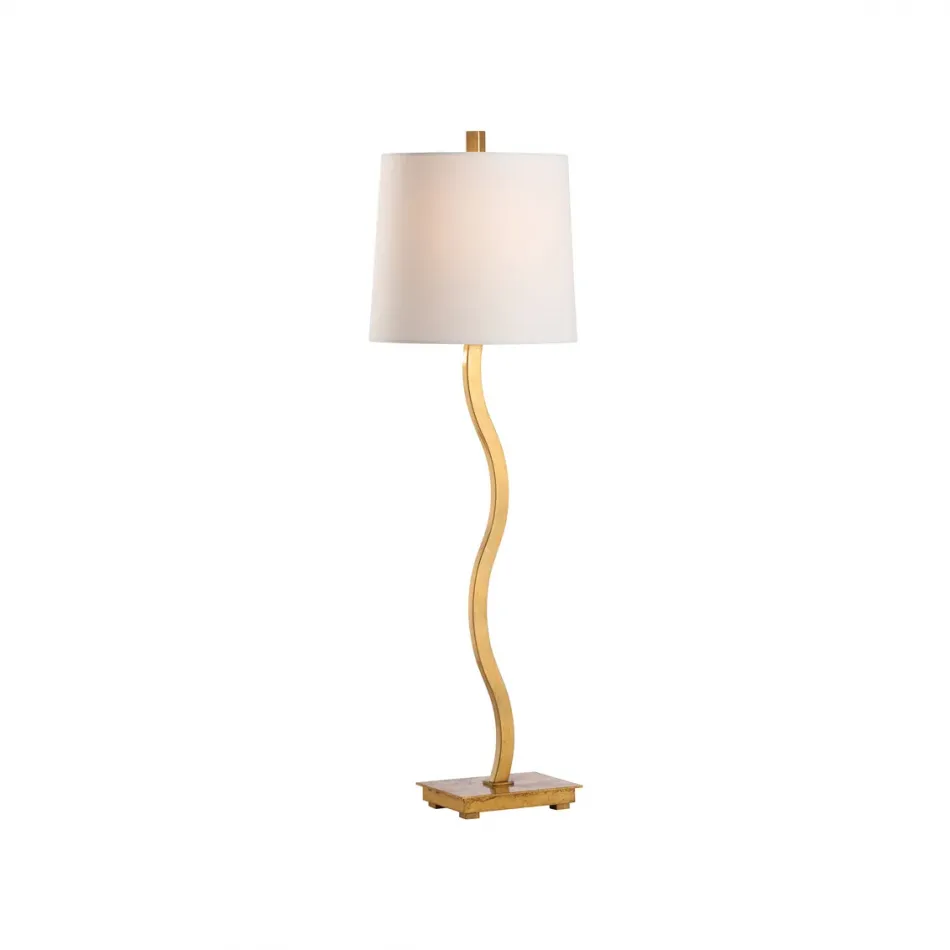 Sway Gold Leaf Buffet Lamp