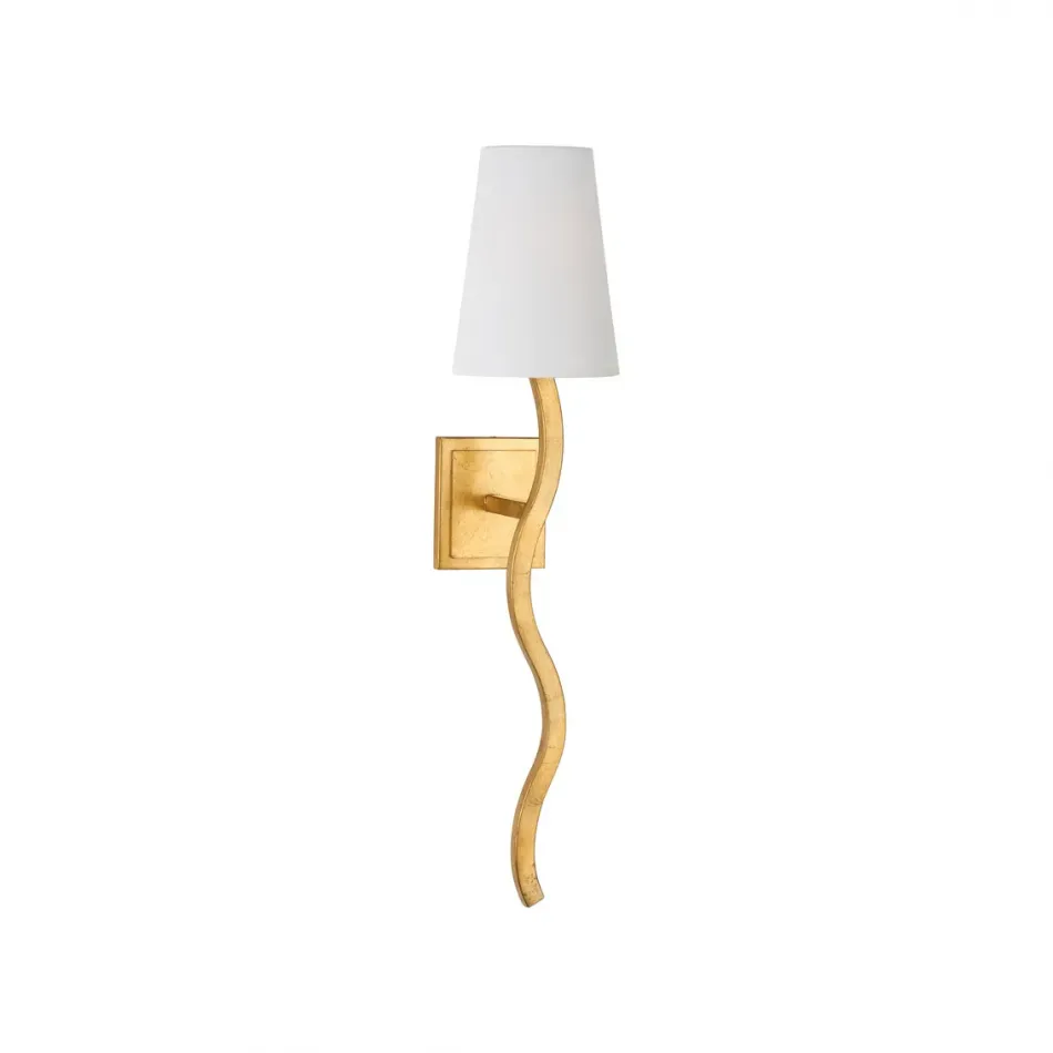 Sway Gold Leaf Sconce Right