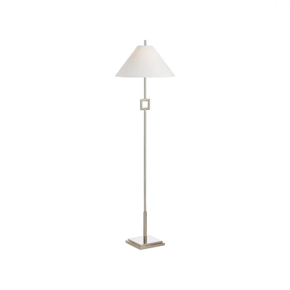Overhill Polished Nickel Floor Lamp