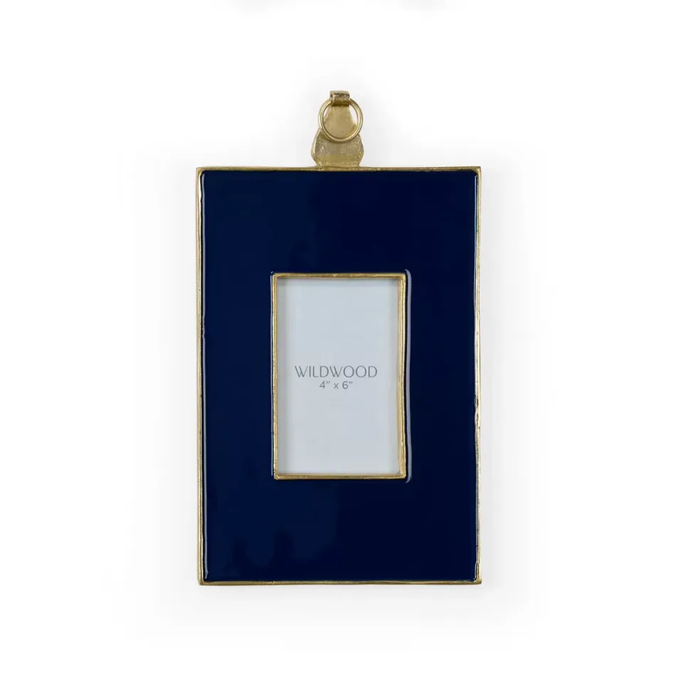 Navy Enamel Wall Frame Large